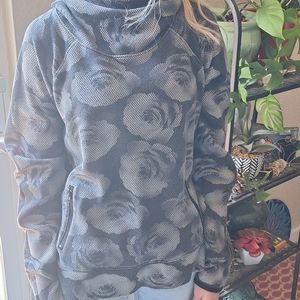 Funky Rose Pullover Sweatshirt